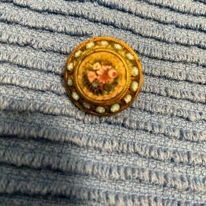 Victorian micro mosaic brooch